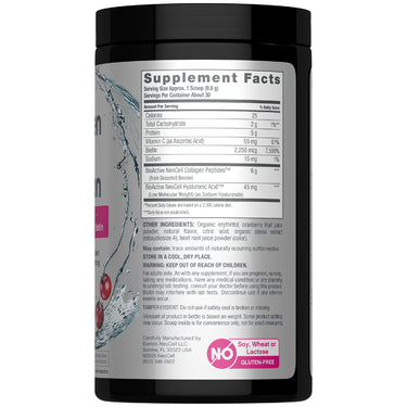 Collagen Beauty Infusion with Hyaluronic Acid + Biotin Cranberry Cocktail Flavor, 9.1 oz (258 g) Powder