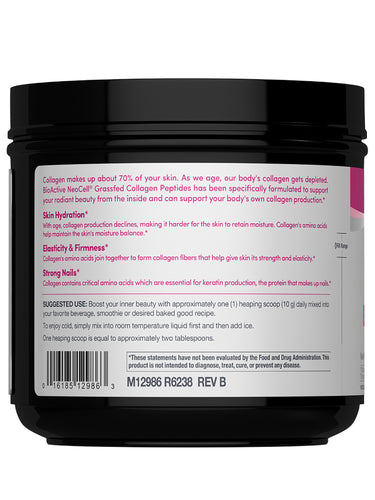 Grassfed Collagen Peptides, 14 oz (400 g) Powder