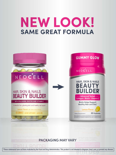 Beauty Builder Hair, Skin & Nails Gummies, 60 Tasty Gummies