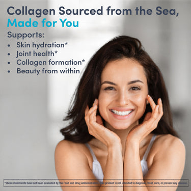 Marine Collagen Peptides + Hyaluronic Acid, MSM & C Powder, 7 oz (200 g) Powder