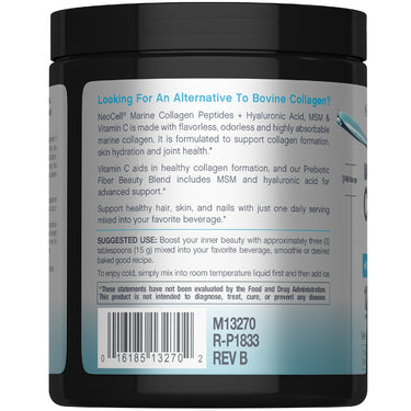 Marine Collagen Peptides + Hyaluronic Acid, MSM & C Powder, 7 oz (200 g) Powder