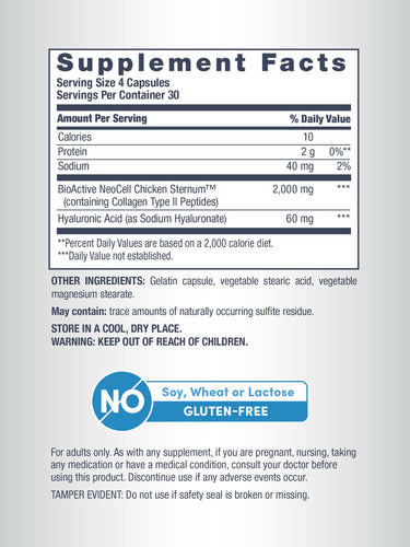 Joint Complex Collagen Type 2, 120 Capsules