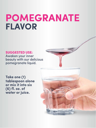Collagen Liquid, 16 FL OZ Delicious Pomegranate Flavor