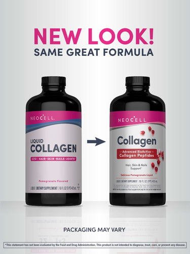 Collagen Liquid, 16 FL OZ Delicious Pomegranate Flavor