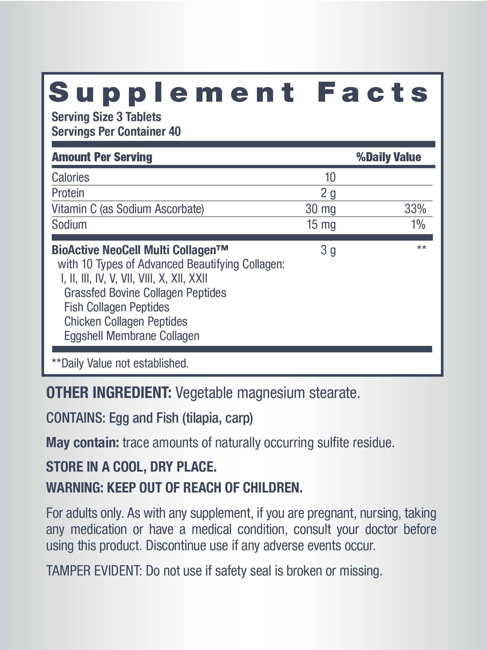 Multi Collagen Advanced Beauty Series, 120 Caplets