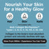 Product highlights graphic stating Hair, Skin, Nails, Multi Collagen Bio-Peptides Types I, II, III, IV, V, VII, VIII, X, XII, XXII.