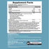 Image of the Supplement Facts panel for Multi Coll+Probiotic Powder, detailing ingredients and nutritional information.