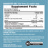 Supplement Facts panel for NCL Marine Collagen 3000mg, 180 tablets, teal background.