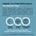 Product highlights graphic stating Muscle Support*, Cellular Energy*, and Healthy Aging Benefits*^.