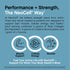 Product highlights graphic stating support for lean muscle, energy, vitality with 3g Collagen, 5g Creatine, 1g L-Taurine.