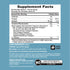 Image of the supplement facts panel for NCL Creatine + Collagen 10oz powder.