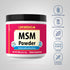 MSM (Methylsulfonylmethane) Powder, 4000 mg (per serving), 21 oz (600 g) Bottle
