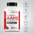 Max Strength AAKG Arginine Alpha-Ketoglutarate (Nitric Oxide Enhancer), 3600 mg (per serving), 120 Coated Caplets