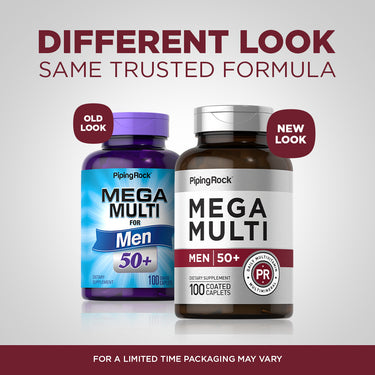 Mega Multi for Men 50 Plus, 100 Coated Caplets