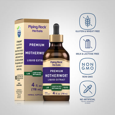 Motherwort Liquid Extract, 4 fl oz (118 mL) Dropper Bottle