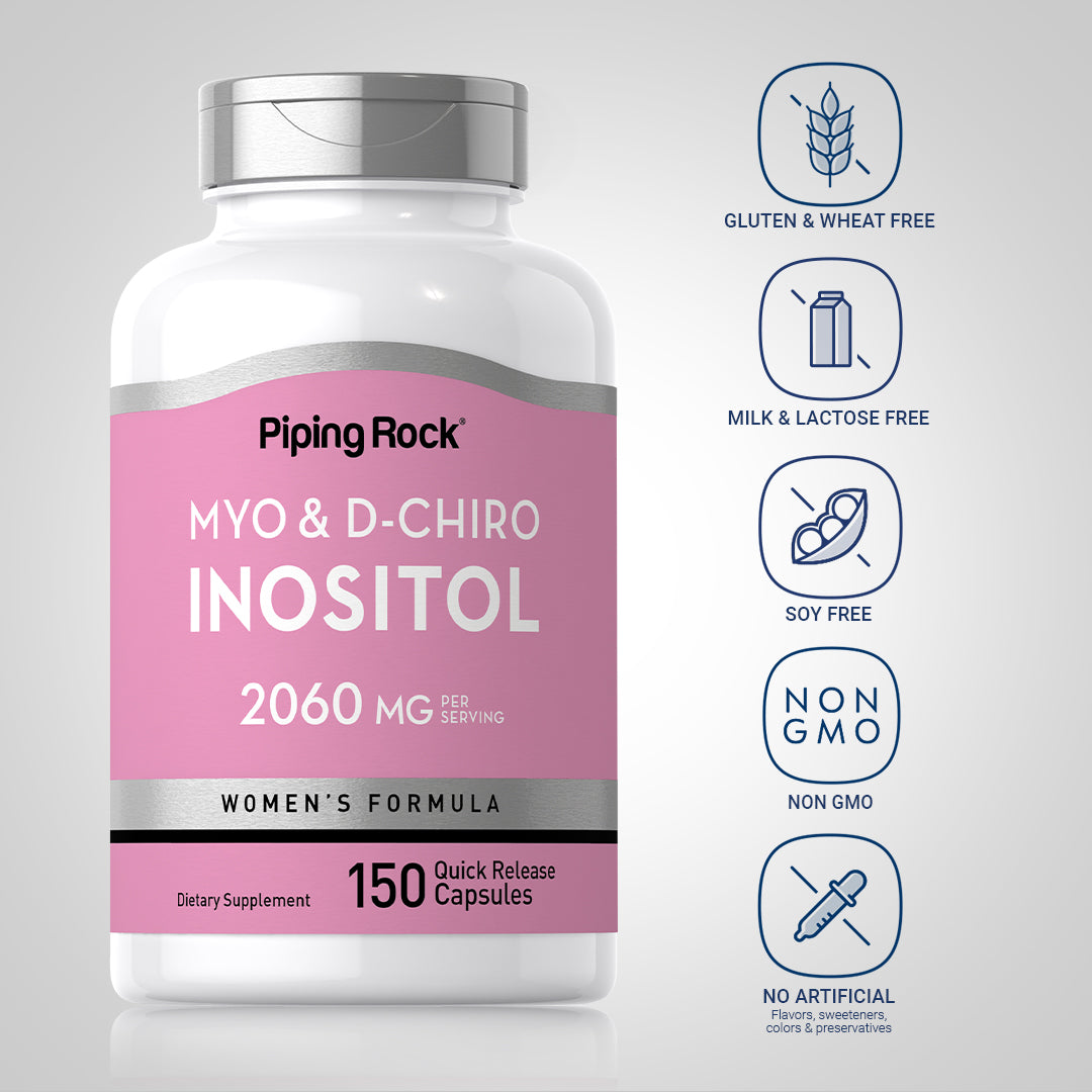Myo & D-Chiro Inositol for Women, 2060 mg (per serving), 150