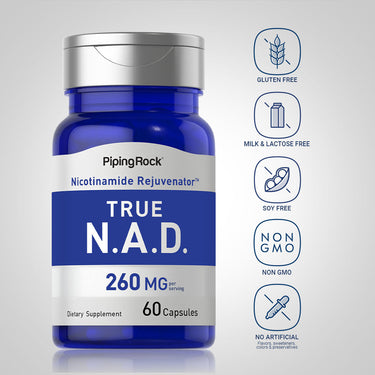 NAD, 260 mg (per serving), 60 Quick Release Capsules