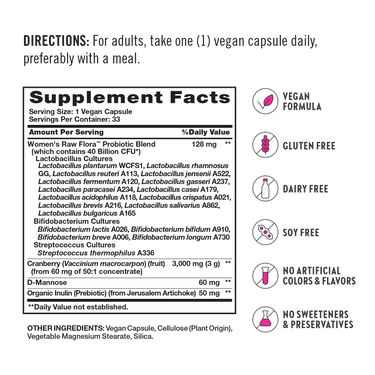 Women's Care Probiotic - 40 Billion