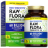 Probiotic 25 Strains 60 Billion plus Prebiotic, 33 Vegan Capsules