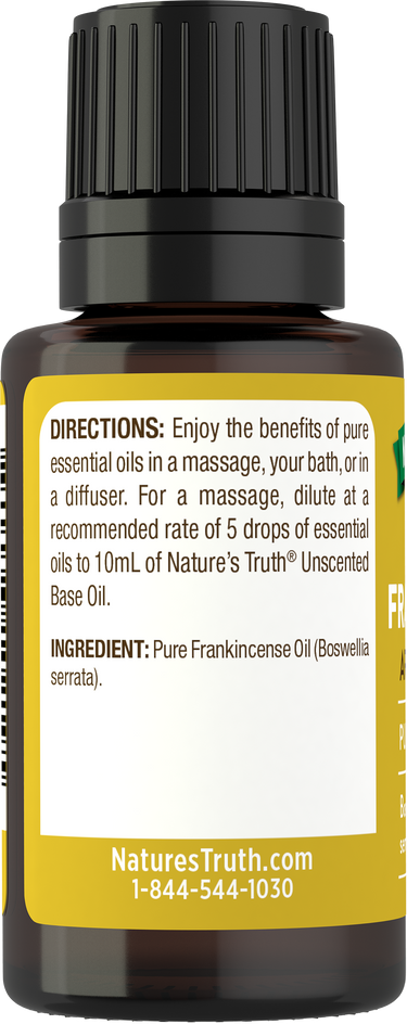 Frankincense Pure Essential Oil, 1/2 fl oz (15 mL) Dropper Bottle