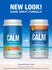 Natural Vitality Calm Magnesium Supplement in orange flavor, 16 oz (453g) with updated packaging.