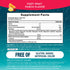 Supplement Facts for MaxCalm Mag 10 with Saffron 180 g Powder, detailing ingredients and nutritional information on the label.