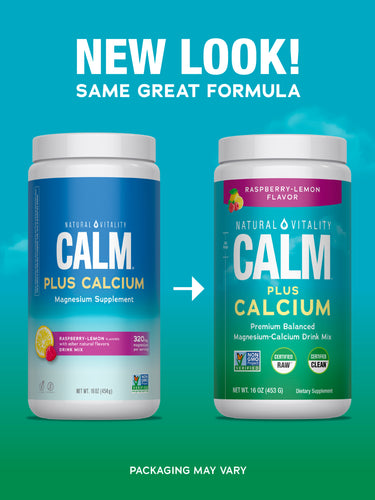 CALM plus Calcium Powder Raspberry-Lemon, 16 oz (454 g)