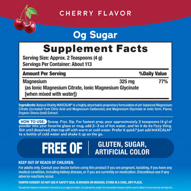 CALM Powder Cherry, 16 oz (453 g)