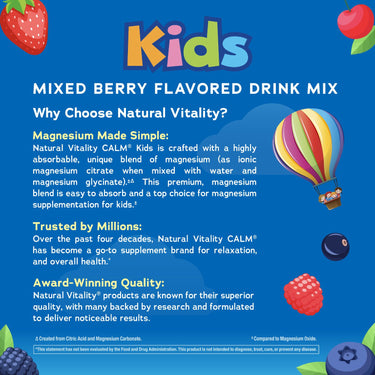 CALM Kids Powder Mixed Berry, 16 oz (453 g) Powder