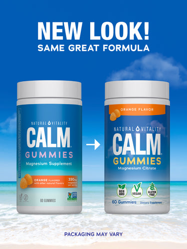 CALM Gummies Orange Flavor, 60 Tasty Gummies