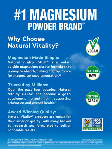 CALM Powder Unflavored, 8 oz (226 g)