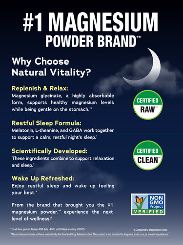 CALM Sleep with Melatonin, 120 Vegan Capsules