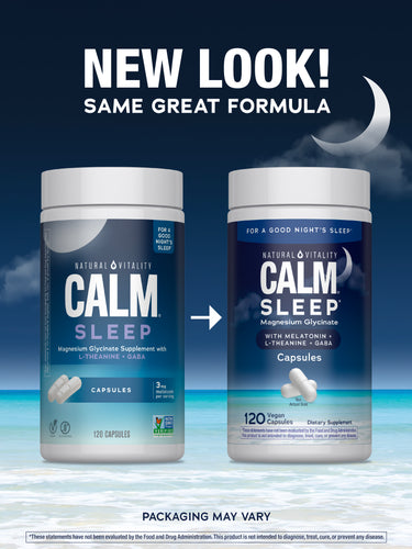CALM Sleep with Melatonin, 120 Vegan Capsules