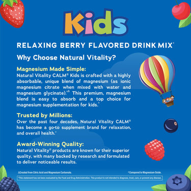 CALM Kids Powder Mixed Berry, 6 oz (170 g) Powder