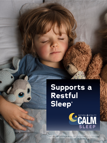 CALM Kids Sleep with Melatonin Gummies Berry Flavor, 60 Tasty Gummies