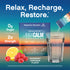 MAXCALM ADVANCED Raspberry Lemonade Flavor Magnesium Glycinate 2X Strength with 0g Sugar in 30 convenient on-the-go stick packs.