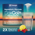 MaxCalm Magnesium Glycinate 2X Strength Relaxing Drink Mix in Raspberry-Lemonade Flavor, NET WT. 8 OZ (227 G).