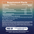Supplement Facts for PB Max Calm Jar, 8 oz showing nutritional details and ingredients.