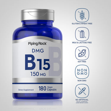 DMG (B-15), 150 mg, 180 Vegan Capsules