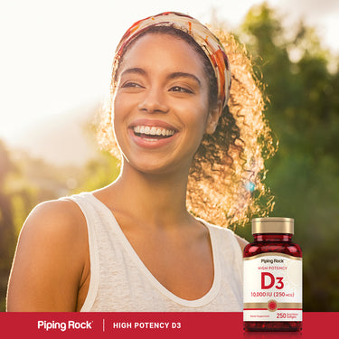 High Potency Vitamin D3, 10,000 IU, 250 Quick Release Softgels