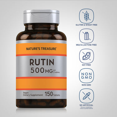 Rutin, 500 mg (per serving), 150 Tablets