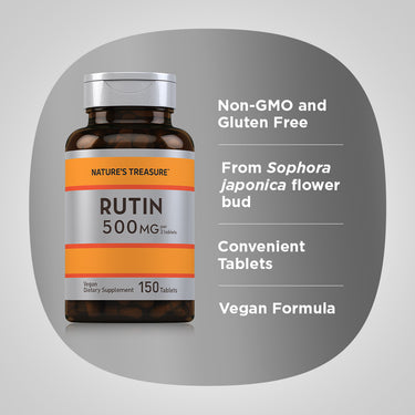 Rutin, 500 mg (per serving), 150 Tablets