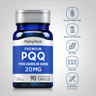 PQQ Pyrroloquinoline Quinone, 20 mg, 90 Quick Release Capsules