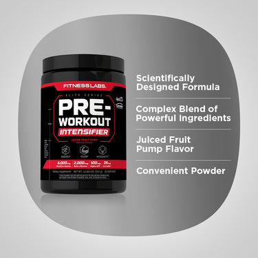 Pre-Workout Intensifier (Juiced Fruit Pump), 12.063 oz (343 g) Bottle