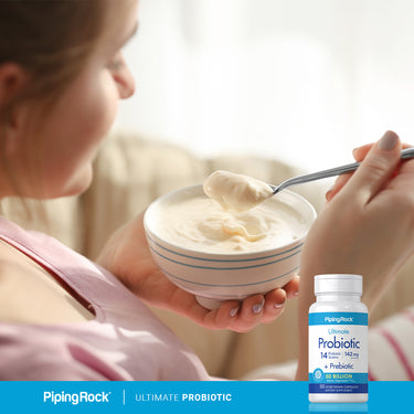 Probiotic 14 Strains 25 Billion Organisms (per serving) plus Prebiotic, 50 Vegetarian Capsules