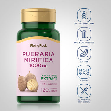 Pueraria Mirifica, 1000 mg, 120 Quick Release Capsules