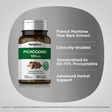 Pycnogenol, 100 mg, 30 Quick Release Capsules