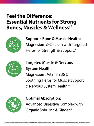 Magnesium Calcium + Real Food Nutrients, 180 Vegan Caplets