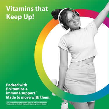 Active Health Teen with DermaComplex + Real Food Nutrients, 90 Vegan Caplets