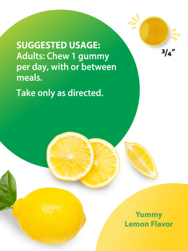 Sunny Gummies Vitamin D3 1,000 IU, 50 Vegetarian Gummies